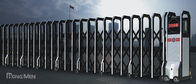 Railless Alluminum hợp kim Building Auto Folding Gates Với Anti-Climb ảnh di động