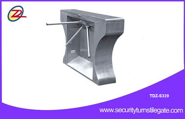 TCP / IP / RFID stainless steel tripod turnstile gate with ticketing system for scenic