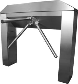 Bi-direction turnstiles thép không gỉ Brushed kiểm soát truy cập tripod cho Bơi lội