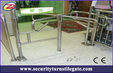 Thép không gỉ hướng dẫn sử dụng cho người đi bộ Turnstile Gate cho dân cư / thiết bị đầu cuối