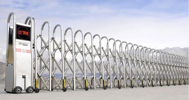 Inox Electric Retractable Gate, SS304 tự động Folding Cổng