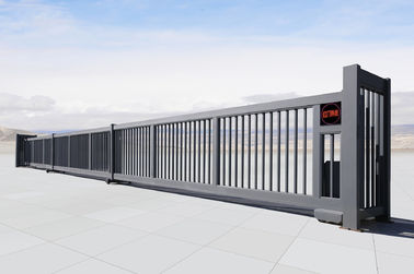 Kính trượt Gate, Powder Coating Retractable Sliding Door Với rừng hoang Operation