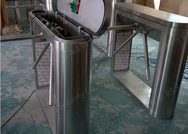 High Security IR Sensor Kiểm soát Tripod turnstiles 304 Cổng Thép không gỉ