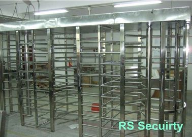 Thẻ Hoặc Biometric RFID Full Chiều cao turnstiles Điện Barrier Với 0.6S Thời gian đáp ứng