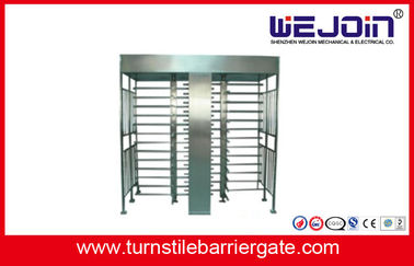 Đầy đủ chiều cao Turnstile sử dụng trong xe điện ngầm và tàu điện ngầm nhập / xuất cảnh / thép không gỉ kiểm soát truy cập Turnstiles