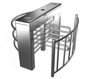 Thép không gỉ dạng sinh trắc học Full Chiều cao Cửa quay Với LED hiển thị Đối với căn hộ