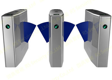 Trạm Hai kênh Flap Barrier Cổng IR Sensor Hệ thống cho người đi bộ thông minh