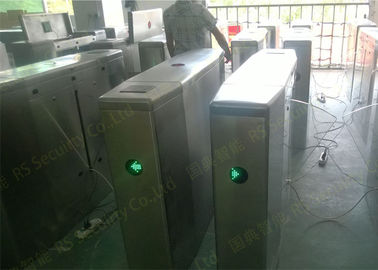 Trạm Hai kênh Flap Barrier Cổng IR Sensor Hệ thống cho người đi bộ thông minh