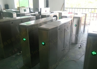 Trạm Hai kênh Flap Barrier Cổng IR Sensor Hệ thống cho người đi bộ thông minh