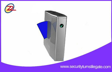 Vân tay Flap Barrier Gate / Đầu đọc thẻ Rfid Flap Turnstile cho Hanicap Lane
