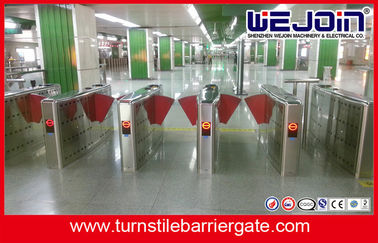 Nửa Chiều cao an toàn Access Control Cửa quay Cửa Flap Barrier Cổng