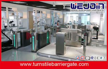 Nửa Chiều cao an toàn Access Control Cửa quay Cửa Flap Barrier Cổng