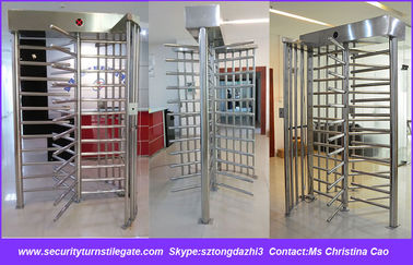 316 thép không gỉ vân tay turnstile đầy đủ chiều cao hoàn toàn tự động cơ chế