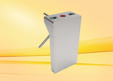 Thông minh thép không gỉ dọc tripod turnstile nửa chiều cao với vân tay + RFID reader