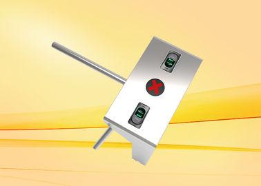 Thông minh thép không gỉ dọc tripod turnstile nửa chiều cao với vân tay + RFID reader