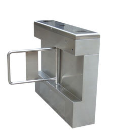 Cổng siêu thị Swing siêu thị OEM, độ dày 1.5 thép không gỉ 304 Turnstile