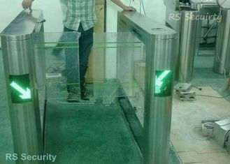 Đôi Swing Barrier Cổng Cửa quay Cơ sở cao cấp IR Sensor cho người đi bộ