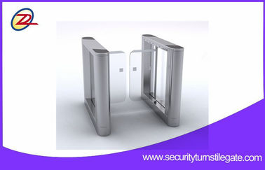 Cổng kiểm soát truy cập hàng rào thép không gỉ Swing cho lối vào ngân hàng