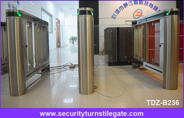 Hệ thống cổng Barrier cao cấp tốc độ bằng thép không gỉ với điều khiển từ xa