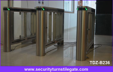 Rfid đầu đọc thẻ tốc độ cổng Turnstile xây dựng vân tay Swing Barrier Gate