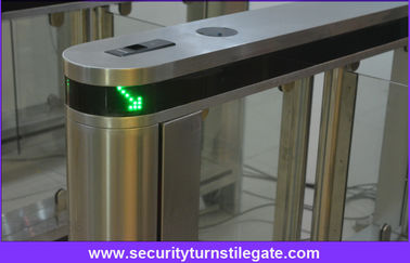 Rfid đầu đọc thẻ tốc độ cổng Turnstile xây dựng vân tay Swing Barrier Gate