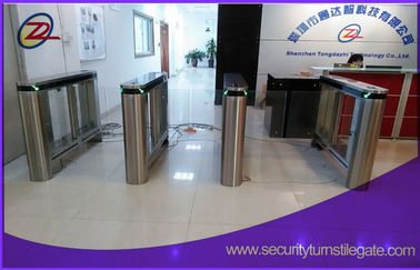 Thép không gỉ Swing Barrier Gate Wing Turnstile Ban kiểm soát truy cập