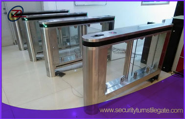 Thép không gỉ Swing Barrier Gate Wing Turnstile Ban kiểm soát truy cập