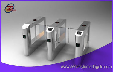 Người đi bộ Swing Barrier Gate Kiểm soát truy cập Truy cập thẻ Glass Turnstiles