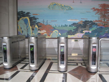 Retractable Flap Barrier turnstiles 100W Với IC / EM Thẻ