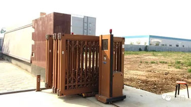 Tự động Folding cơ giới trượt Cổng Với điều khiển từ xa không dây