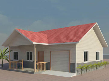 Máy Khung thép kết cấu 03/04 Phòng ngủ Homes Modular, Điện thoại di động Ánh sáng thép Villa