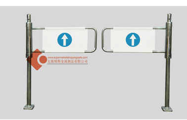 turnstile điện tử siêu thị Swing Cổng thép không gỉ 304 lớp